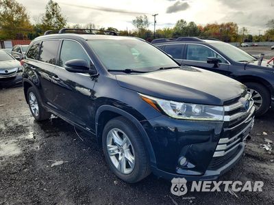 Czwarte zdjęcie samochodu z boku: 2017 TOYOTA HIGHLANDER HYBRID LIMITED VIN:5TDDGRFH1HS031314 - miniatura