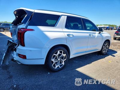 Trzecie zdjęcie samochodu z tyłu: 2021 HYUNDAI PALISADE CALLIGRAPHY VIN:KM8R74HEXMU306420 - miniatura