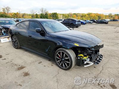 Czwarte zdjęcie samochodu z boku: 2023 BMW I4 EDRIVE 40 VIN:WBY73AW02PFN69473 - miniatura
