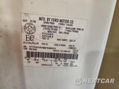 Zdjęcie 12 z 12 samochodu: 2008 FORD F150 SUPERCREW VIN:1FTPW14V88FB46633 - miniatura