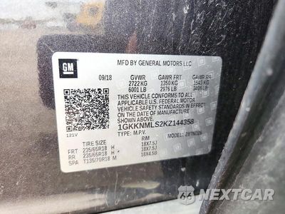 Zdjęcie 12 z 12 samochodu: 2019 GMC ACADIA SLT-1 VIN:1GKKNMLS2KZ144358 - miniatura