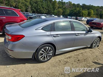 Trzecie zdjęcie samochodu z tyłu: 2018 HONDA ACCORD HYBRID EX VIN:1HGCV3F46JA017358 - miniatura