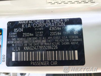 Zdjęcie 12 z 12 samochodu: 2025 KIA K5 LXS VIN:KNAG24J78S5286226 - miniatura