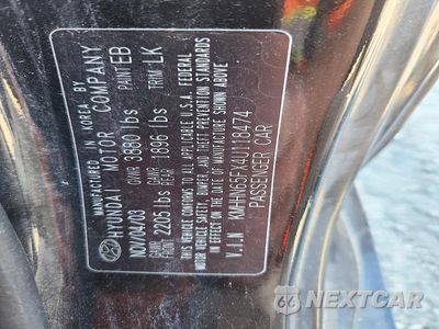 Zdjęcie 12 z 12 samochodu: 2004 HYUNDAI TIBURON GT VIN:KMHHN65FX4U118474 - miniatura