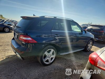 Trzecie zdjęcie samochodu z tyłu: 2014 MERCEDES-BENZ ML 350 4MATIC VIN:4JGDA5HB2EA335436 - miniatura