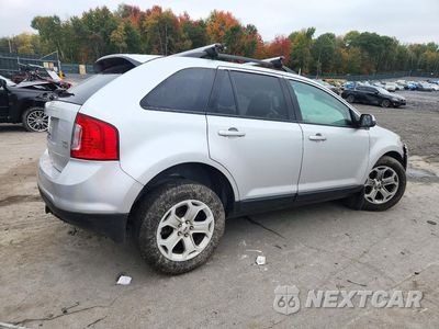 Trzecie zdjęcie samochodu z tyłu: 2014 FORD EDGE SEL VIN:2FMDK4JC3EBA84263 - miniatura