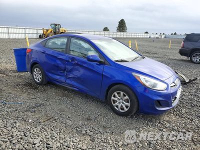 Czwarte zdjęcie samochodu z boku: 2013 HYUNDAI ACCENT GLS VIN:KMHCT4AE4DU446524 - miniatura