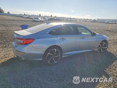 Trzecie zdjęcie samochodu z tyłu: 2018 HONDA ACCORD SPORT VIN:1HGCV1F33JA058896 - miniatura
