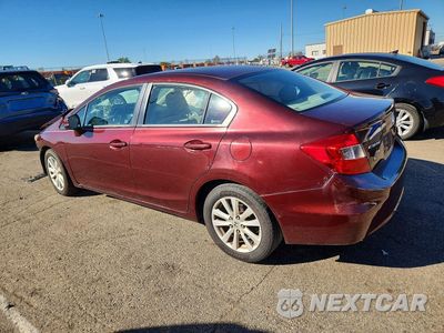 Drugie zdjęcie samochodu z przodu: 2012 HONDA CIVIC EXL VIN:19XFB2F94CE050627 - miniatura