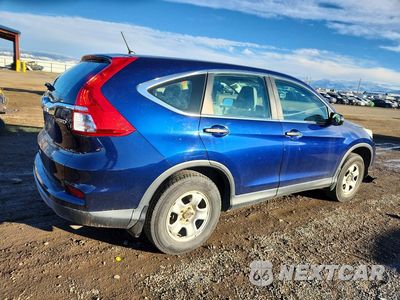 Trzecie zdjęcie samochodu z tyłu: 2015 HONDA CR-V LX VIN:2HKRM4H34FH621772 - miniatura