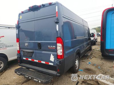 Trzecie zdjęcie samochodu z tyłu: 2021 RAM PROMASTER 3500 DELIVERY VAN VIN:3C6MRVJG8ME580103 - miniatura
