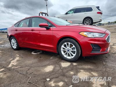 Czwarte zdjęcie samochodu z boku: 2020 FORD FUSION SE VIN:3FA6P0HD2LR165510 - miniatura