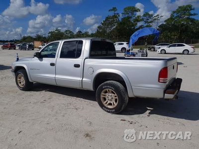 Drugie zdjęcie samochodu z przodu: 2002 DODGE DAKOTA QUAD SPORT VIN:1B7HL38N92S710873 - miniatura