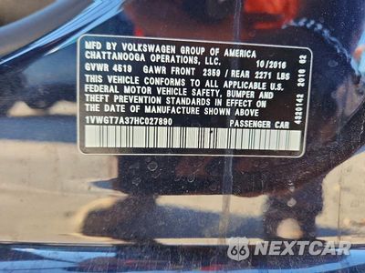 Zdjęcie 12 z 12 samochodu: 2017 VOLKSWAGEN PASSAT SE VIN:1VWGT7A37HC027890 - miniatura