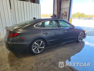 Trzecie zdjęcie samochodu z tyłu: 2021 HYUNDAI SONATA SEL PLUS VIN:5NPEJ4J21MH112342 - miniatura