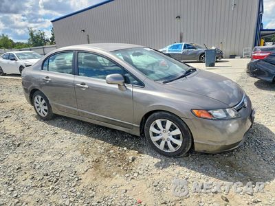 Czwarte zdjęcie samochodu z boku: 2007 HONDA CIVIC LX VIN:1HGFA165X7L008973 - miniatura