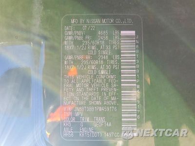 Zdjęcie 13 z 13 samochodu: 2023 NISSAN ROGUE SV VIN:JN8BT3BB1PW459176 - miniatura