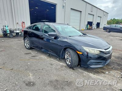 Czwarte zdjęcie samochodu z boku: 2016 HONDA CIVIC LX VIN:2HGFC2F5XGH543380 - miniatura