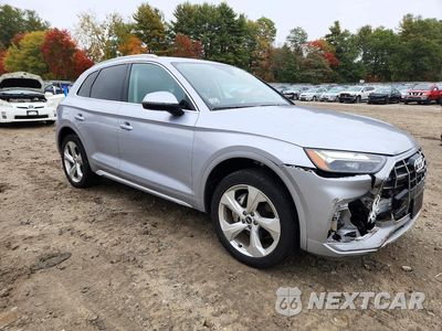 Czwarte zdjęcie samochodu z boku: 2021 AUDI Q5 PREMIUM PLUS VIN:WA1BAAFY2M2101862 - miniatura