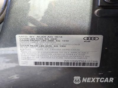 Zdjęcie 13 z 13 samochodu: 2014 AUDI Q5 TDI PREMIUM PLUS VIN:WA1CMAFP5EA107326 - miniatura