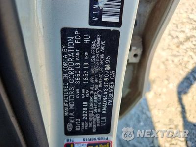 Zdjęcie 13 z 13 samochodu: 2012 KIA RIO EX VIN:KNADN4A33C6090195 - miniatura