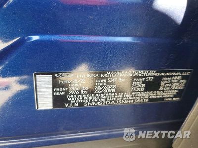 Zdjęcie 13 z 13 samochodu: 2022 HYUNDAI SANTA FE SEL VIN:5NMS2DAJ3NH438519 - miniatura