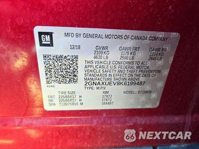 Zdjęcie 14 z 14 samochodu: 2019 CHEVROLET EQUINOX LT VIN:2GNAXUEV8K6199487 - miniatura