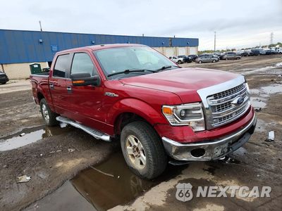 Czwarte zdjęcie samochodu z boku: 2014 FORD F150 SUPERCREW VIN:1FTFW1EF0EKF71849 - miniatura