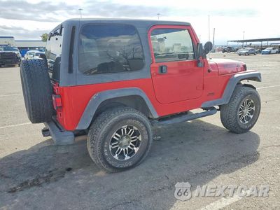 Trzecie zdjęcie samochodu z tyłu: 2002 JEEP WRANGLER / TJ SPORT VIN:1J4FA49S02P775180 - miniatura