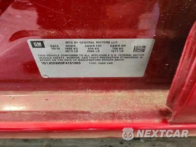 Zdjęcie 13 z 13 samochodu: 2015 CHEVROLET SONIC LT VIN:1G1JC6SH9F4131083 - miniatura