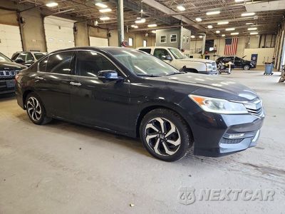 Czwarte zdjęcie samochodu z boku: 2016 HONDA ACCORD EXL VIN:1HGCR3F85GA032305 - miniatura