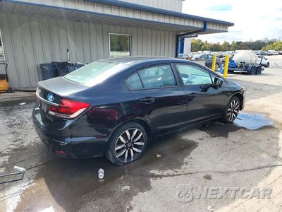 Trzecie zdjęcie samochodu z tyłu: 2015 HONDA CIVIC EXL VIN:19XFB2F91FE238459 - miniatura