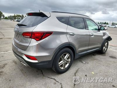 Trzecie zdjęcie samochodu z tyłu: 2018 HYUNDAI SANTA FE SPORT 2.4L VIN:5NMZU3LB9JH101954 - miniatura