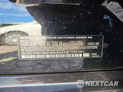 Zdjęcie 13 z 13 samochodu: 2023 BMW X6 XDRIVE40I VIN:5UXCY6C06P9N45418 - miniatura