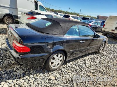 Trzecie zdjęcie samochodu z tyłu: 2003 MERCEDES-BENZ CLK 320 VIN:WDBLK65G93T143871 - miniatura