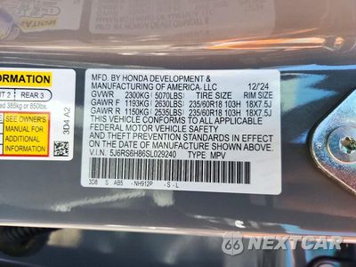 Zdjęcie 13 z 13 samochodu: 2025 HONDA CR-V SPORT-L VIN:5J6RS6H86SL029240 - miniatura