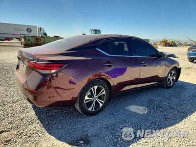 Trzecie zdjęcie samochodu z tyłu: 2022 NISSAN SENTRA SV VIN:3N1AB8CV2NY262607 - miniatura