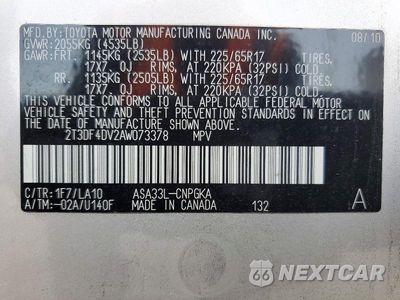 Zdjęcie 13 z 13 samochodu: 2010 TOYOTA RAV4 LIMITED VIN:2T3DF4DV2AW073378 - miniatura