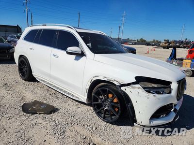 Czwarte zdjęcie samochodu z boku: 2020 MERCEDES-BENZ GLS 450 4MATIC VIN:4JGFF5KE8LA077420 - miniatura