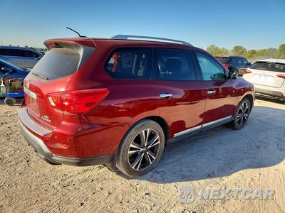 Trzecie zdjęcie samochodu z tyłu: 2017 NISSAN PATHFINDER PLATINUM VIN:5N1DR2MM0HC622099 - miniatura