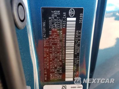 Zdjęcie 13 z 13 samochodu: 2026 TOYOTA CAMRY XLE VIN:4T1DBADKXTU056629 - miniatura
