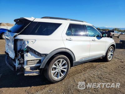 Trzecie zdjęcie samochodu z tyłu: 2020 FORD EXPLORER XLT VIN:1FMSK8DH0LGA63639 - miniatura