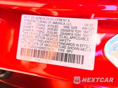 Zdjęcie 13 z 13 samochodu: 2024 HONDA CR-V SPORT-L VIN:7FARS6H88RE078639 - miniatura