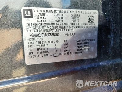 Zdjęcie 13 z 13 samochodu: 2018 CHEVROLET EQUINOX LT VIN:3GNAXJEV8JS535704 - miniatura