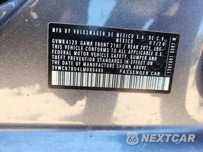 Zdjęcie 12 z 12 samochodu: 2020 VOLKSWAGEN JETTA S VIN:3VWCB7BU4LM069465 - miniatura