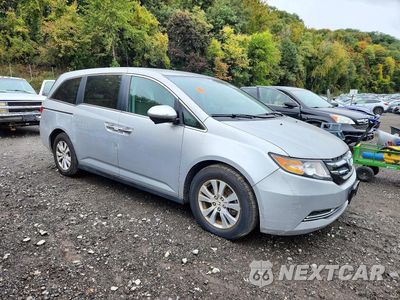 Czwarte zdjęcie samochodu z boku: 2014 HONDA ODYSSEY EX VIN:5FNRL5H48EB126747 - miniatura
