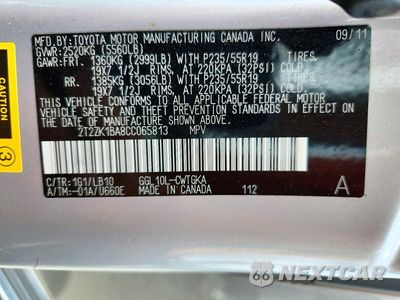 Zdjęcie 13 z 13 samochodu: 2012 LEXUS RX 350 VIN:2T2ZK1BA8CC065813 - miniatura