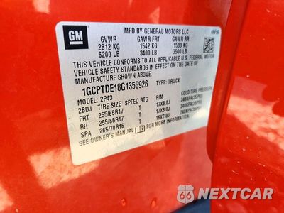 Zdjęcie 12 z 12 samochodu: 2016 CHEVROLET COLORADO Z71 VIN:1GCPTDE18G1356926 - miniatura