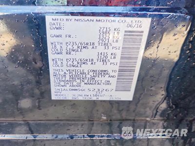Zdjęcie 14 z 14 samochodu: 2016 INFINITI QX60 BASE VIN:5N1AL0MM5GC523267 - miniatura