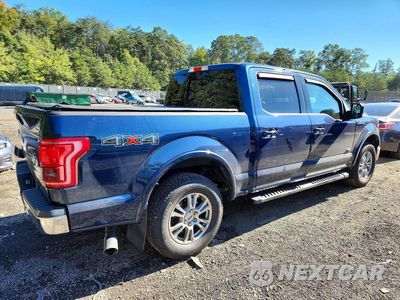 Trzecie zdjęcie samochodu z tyłu: 2016 FORD F150 SUPERCREW VIN:1FTEW1EP9GFB41947 - miniatura
